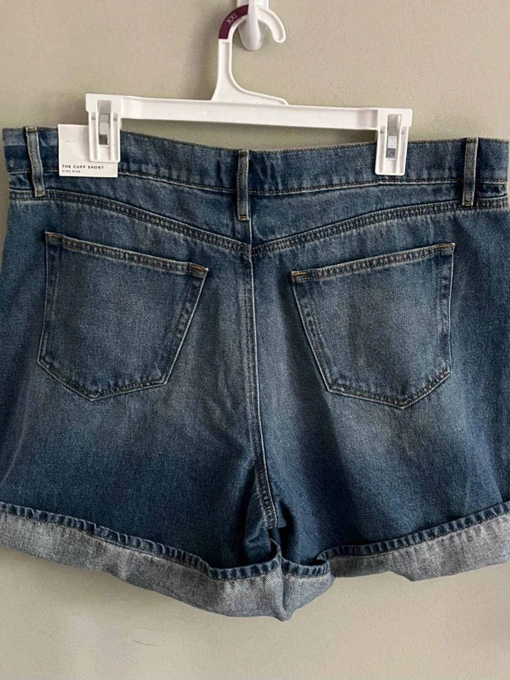 Loft The Cuff NWT Jean shorts sz 14 High Rise